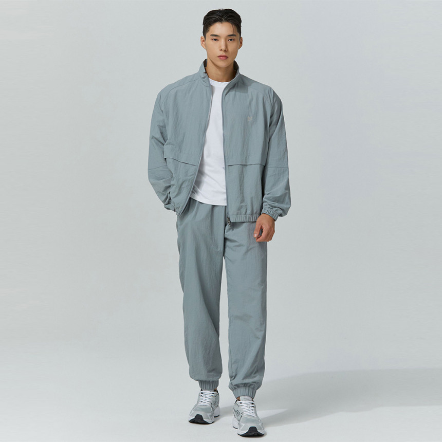 블랙몬스터핏 집업 바람막이 세트 러닝 재킷 조거팬츠 남성 여성 트레이닝복