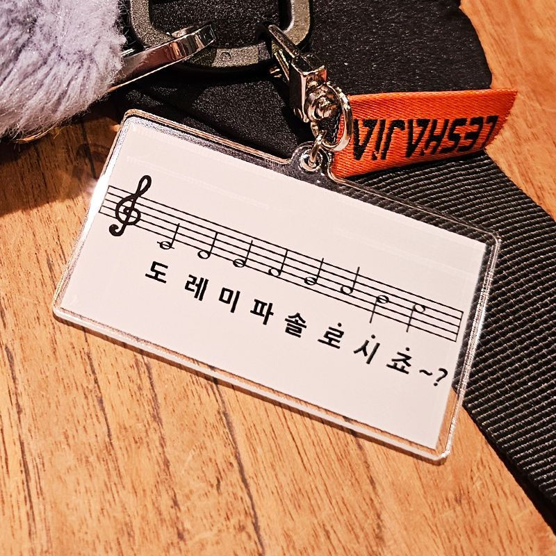 킹받는 솔로 아크릴 키링 쓸데없는 웃긴 선물 자동차 가방 열쇠 고리 투명 키 홀더 백참 - 상세 이미지 2