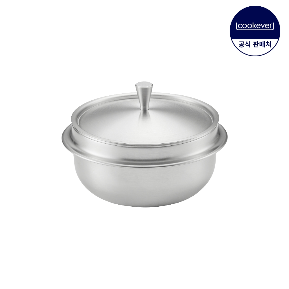 쿡에버 누보 인덕션 통3중 스텐 뚝배기 14cm
