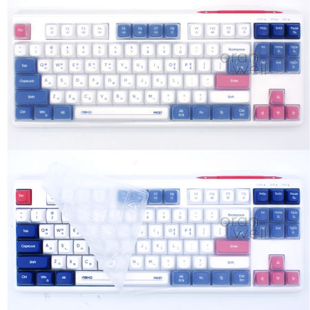 오랜웰 앱코 MK87 키보드호환 키스킨/키보드덮개/커버 실리콘재질