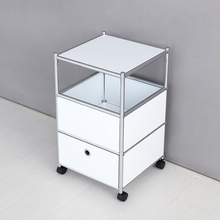 심플리 이동식 서랍장 1칸 BC605 460mmx460mmx685mm, 1단, 퓨어화이트 9973.8193 - 상세 이미지 4