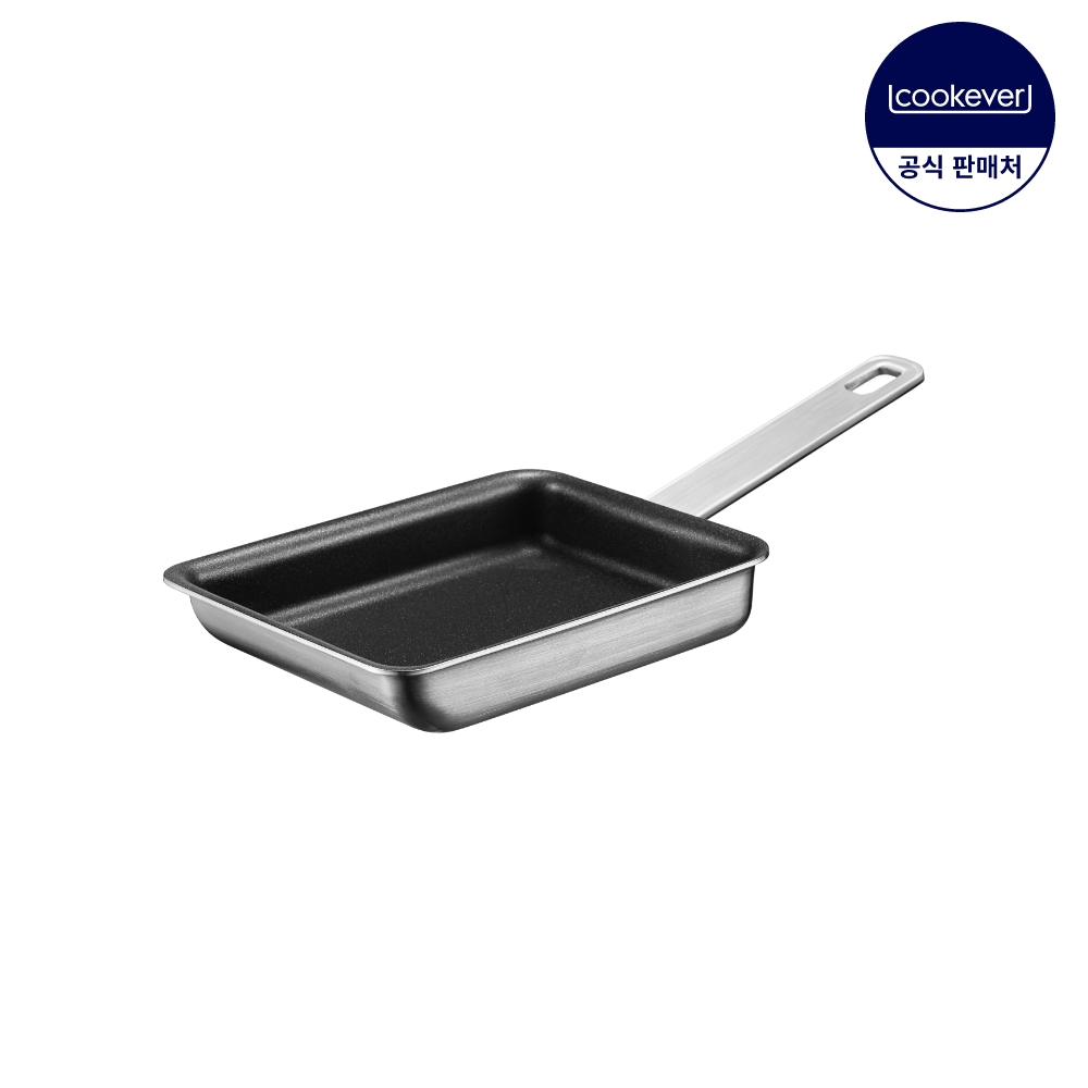 쿡에버 IH 인덕션 통3중 미니 계란말이팬 18cm