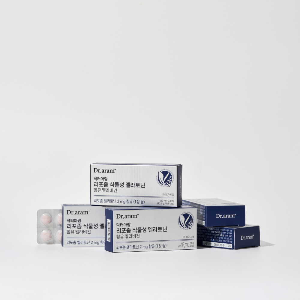 멜라토닌 리포좀 식물성 멜라비건 닥터아람 450mg x 30정 - 상세 이미지 3
