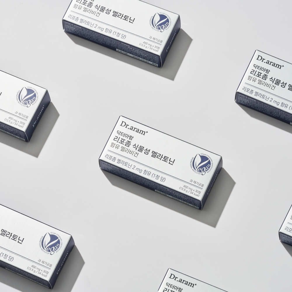 멜라토닌 리포좀 식물성 멜라비건 닥터아람 450mg x 30정 - 상세 이미지 5