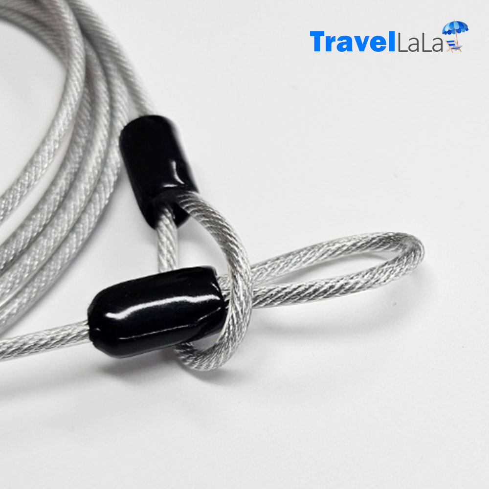 캐리어 자물쇠 TSA 잠금 장치 열쇠 유럽 비밀번호 백팩 도난방지 와이어