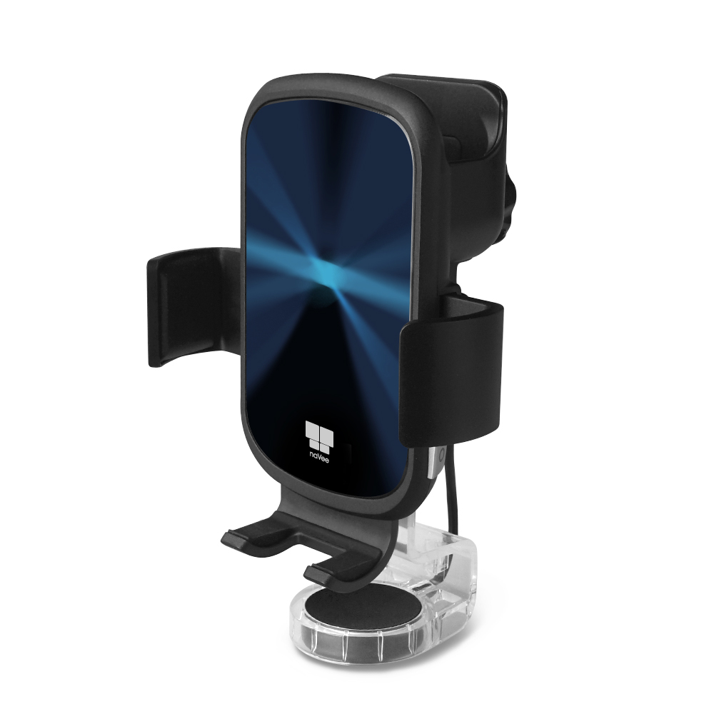 나비 NV141-AWC1Q 갤럭시워치 애플워치 버즈 차량용 무선충전거치대 무선충전기