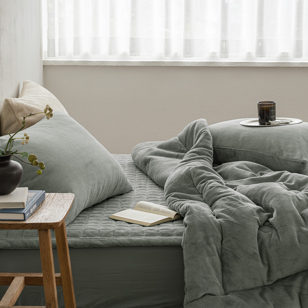 프리모 3mm 극세사 고정밴딩 침대패드