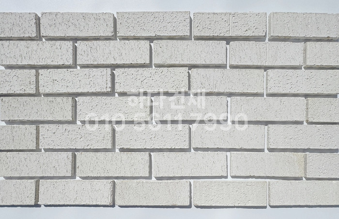 점토타일 러프 230x75x20T 화이트 / 하다건재