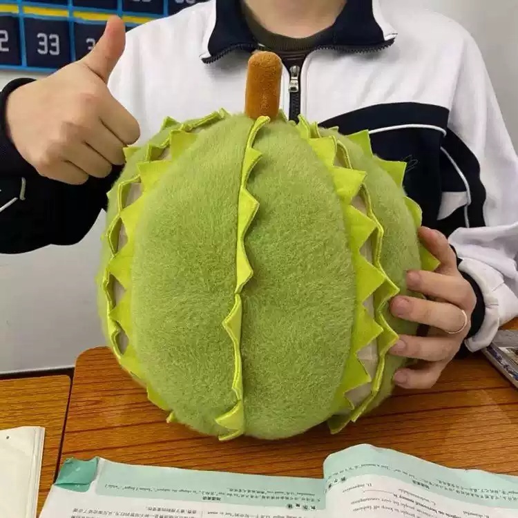 두리안인형 모형 과일인형 베개 선물 인형쿠션 쿠션 특이한 과일 소품 애착인형 - 상세 이미지 2
