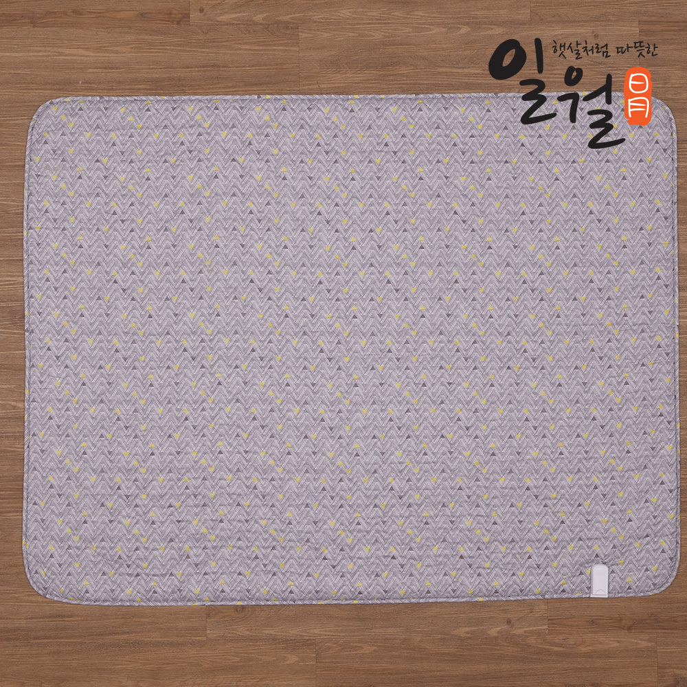 일월 전기매트 고급형 빗살무늬 초절전형 워셔블 전기장판 카본 탄소 온열매트 더블