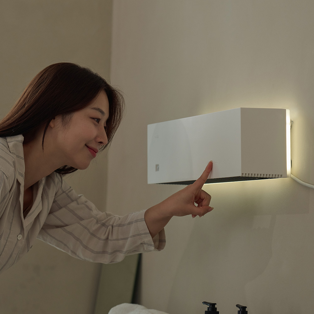 에디르 욕실 온풍기 가정용 벽걸이 전기 화장실 온풍기 미니 PTC