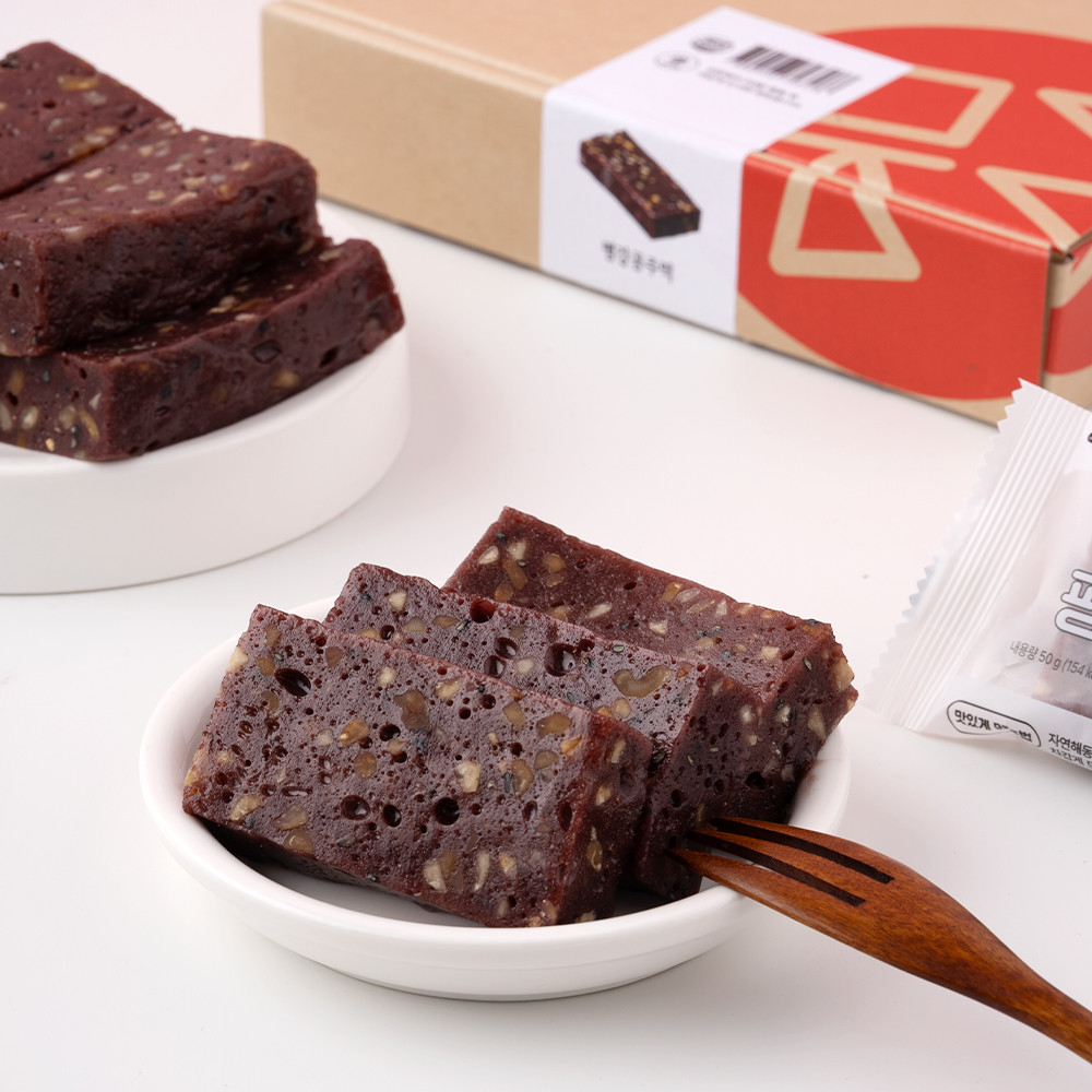 평강공주떡 1상자(50g x 8봉) 견과류 영양떡 모둠 찰떡 - 상품 이미지