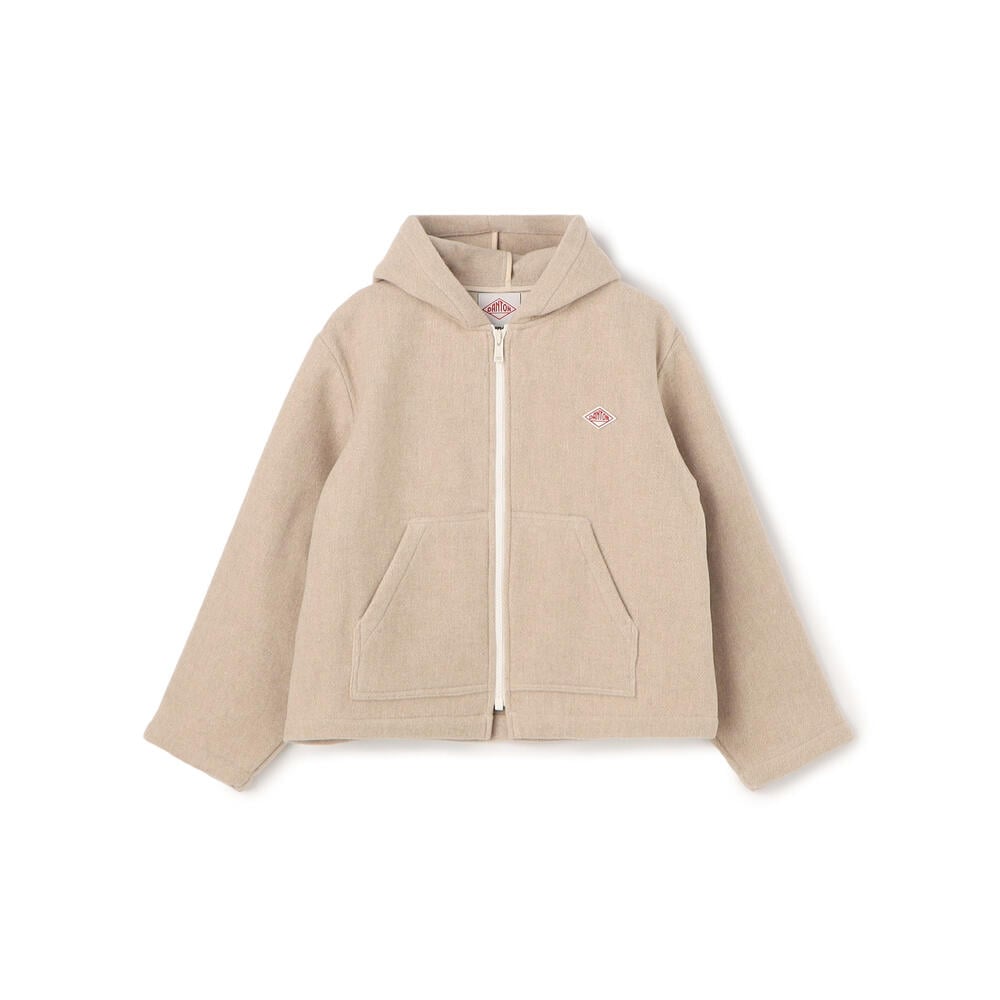 단톤 후드 자켓 WOOL LIGHT PILE HOODED 가을 겨울 여자 여성 후드 재킷 DNB242L101-0031 - 상세 이미지 3