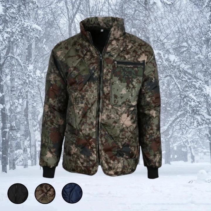 군대깔깔이점퍼 패딩 남성작업복점퍼 누빔