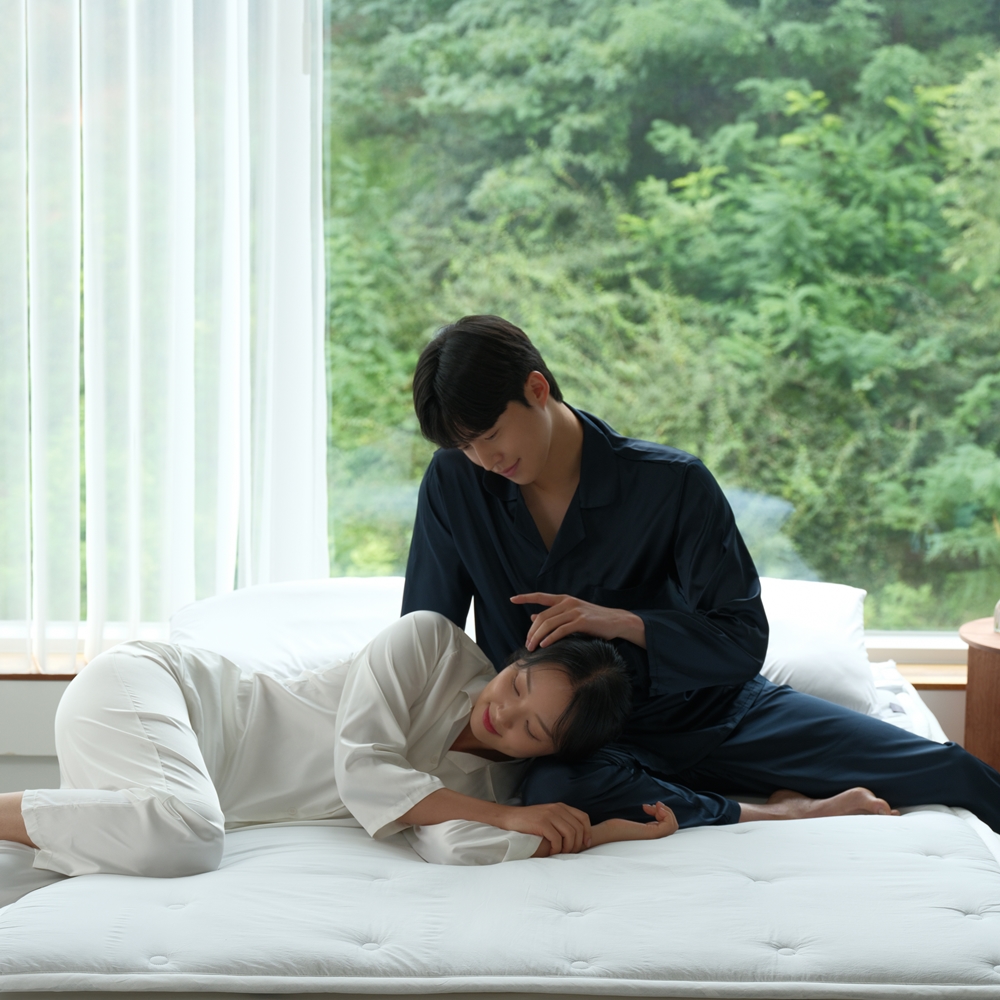 공감도씨 수피마코튼 IoT 탄소매트 프리미엄형 카본 전기 온열 원격 침대 1인용 퀸 킹 분리난방 내추럴화이트 SS