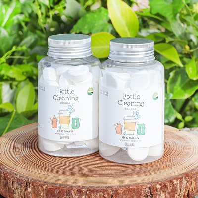 노블팜스 텀블러 발포 세정제 1+1 총60정 세척 포트 스테인레스 클리너 연마제거 찌든때