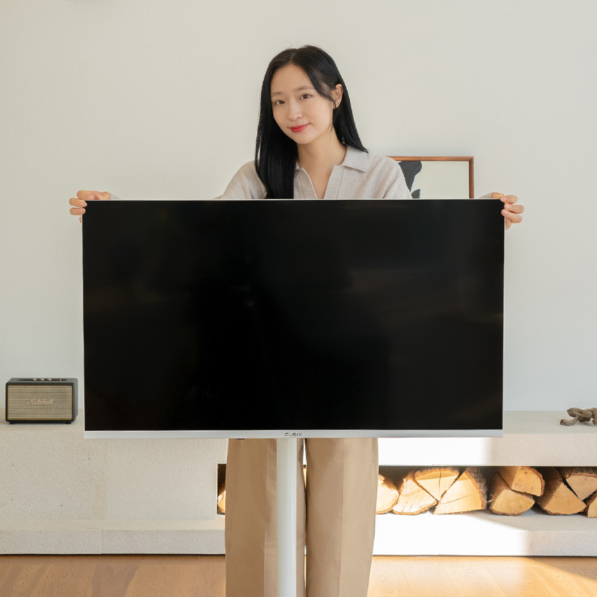 무빙큐빅스 삼탠바이미 화이트에디션 81cm(32인치) HD 스마트티비 X2 셋트 이동식 TV 삼텐 중소바이미