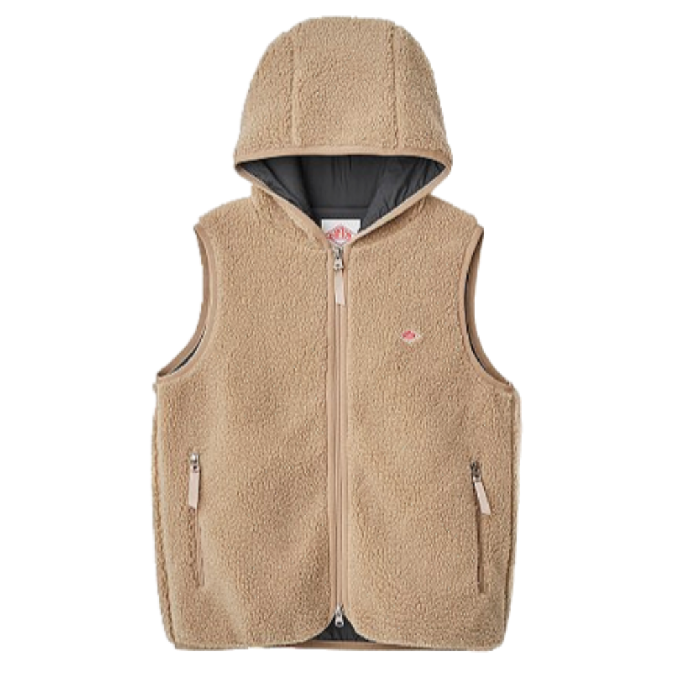 단톤 후리스 후드 조끼 INSULATION LIGHT BOA HOODED VEST 겨울 여자 여성 집업 플리스 베스트 DNB242L101-0003 - 메인 이미지