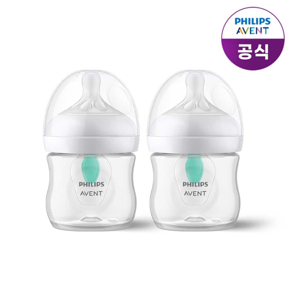 필립스아벤트 배앓이방지 아기편한 젖병 신생아용 125ml 2P (0m+ 젖꼭지 포함) SCY670/02 상품 이미지