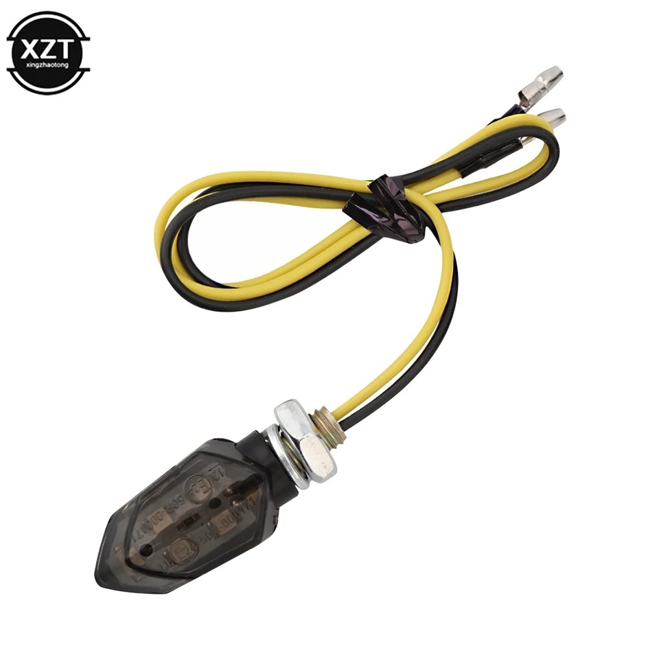 가와사키 미니 오토바이 스모크 렌즈 방향 지시등 5LED 12V 2선 4개 세트 - 상세 이미지 4