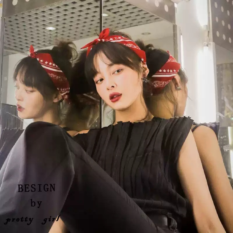 나래식 박나래 헤어 액세서리 두건 반다나 헤어밴드 의상 옷 패션 - 상세 이미지 3