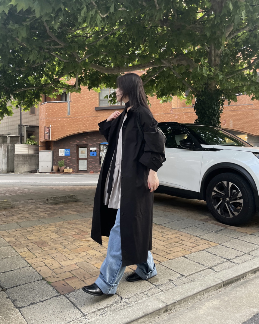 커프림추천) 릿 오버 트렌치 코트 상세 이미지 18