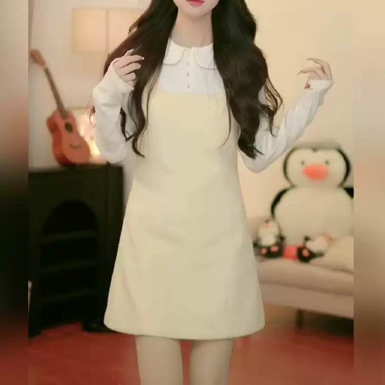 나의 해리에게 5화 조혜주 원피스 백혜연 레이어드 투피스 세트 의상 옷 패션 - 상품 이미지