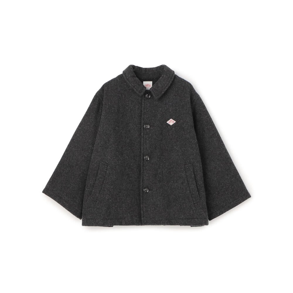 단톤 자켓 SINGLE WOOL PILE GATHERED SHORT 가을 겨울 여자 여성 숏재킷 DNB242L101-0033 - 상세 이미지 2