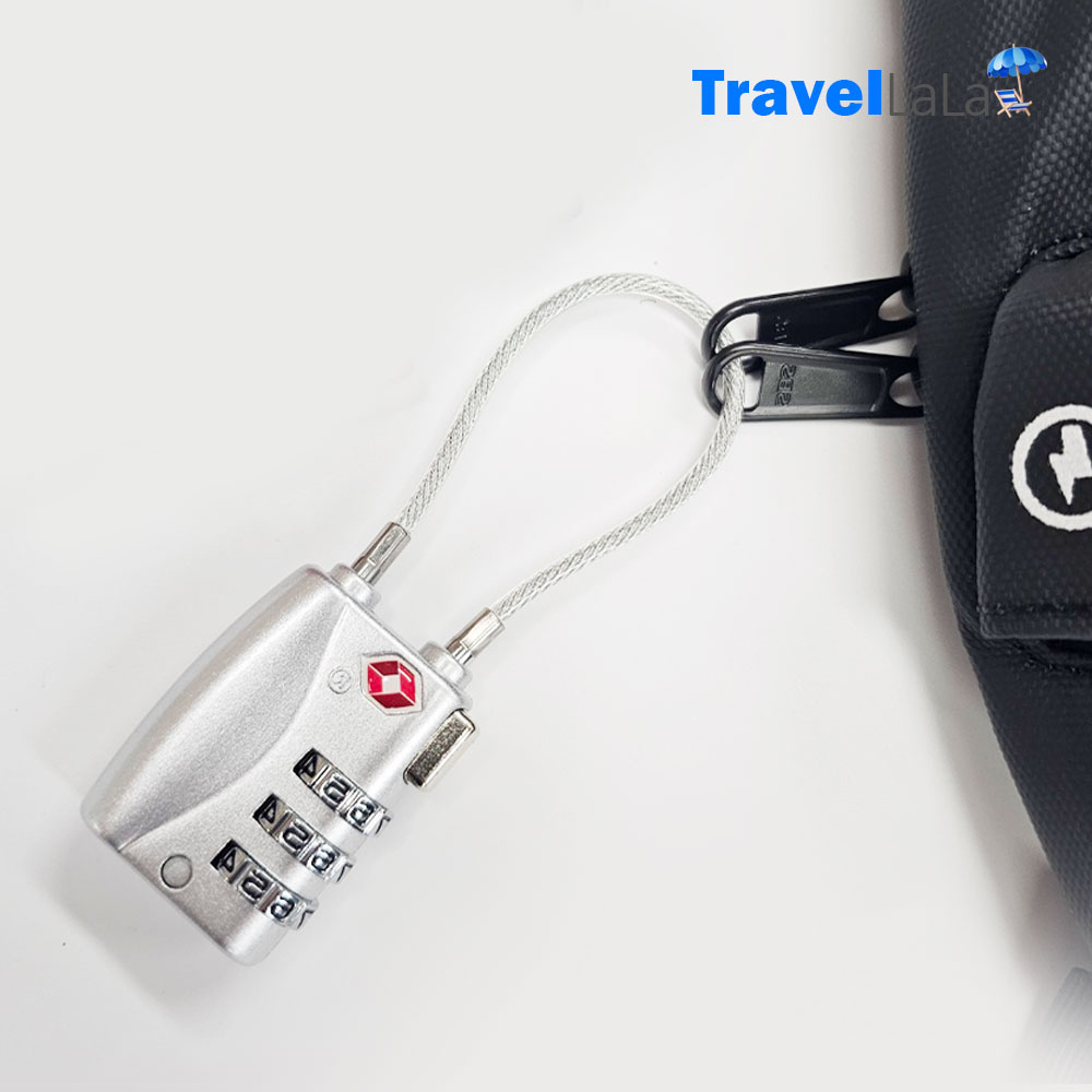 캐리어 자물쇠 TSA 잠금 장치 열쇠 유럽 비밀번호 백팩 도난방지 와이어