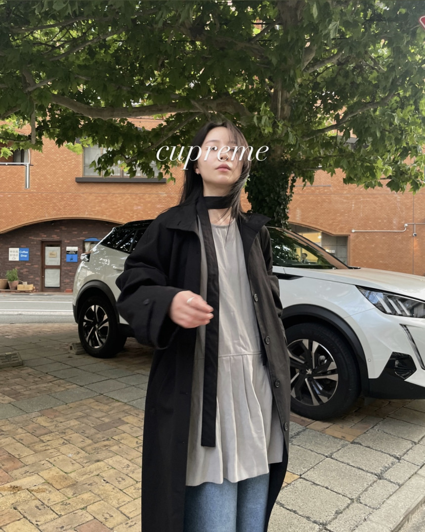 커프림추천) 릿 오버 트렌치 코트 상세 이미지 20