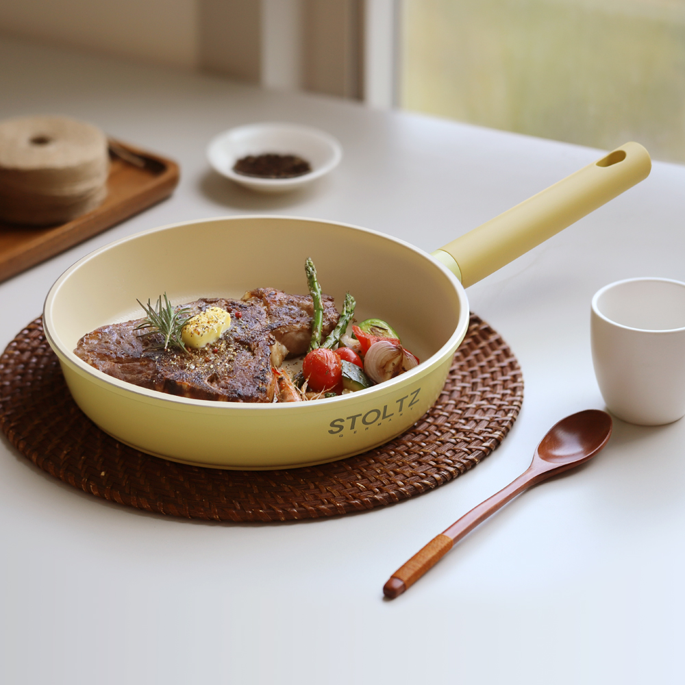 STOLTZ 슈톨츠 머랭 쿡웨어 IH 프라이팬 24cm 국내생산 통주물 인덕션 후라이팬 - 상세 이미지 2