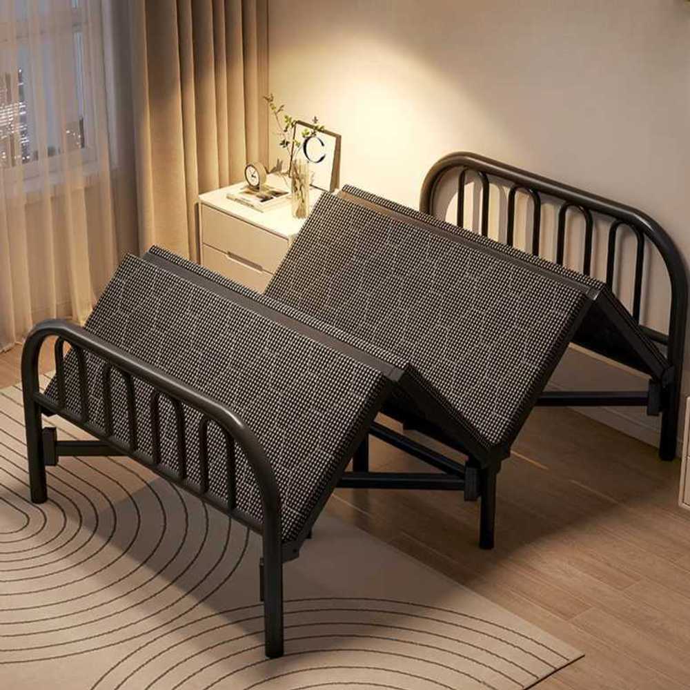 조립식 침대프레임 매트리스 깔판 거치대 철재 자취 90cm - 상품 이미지