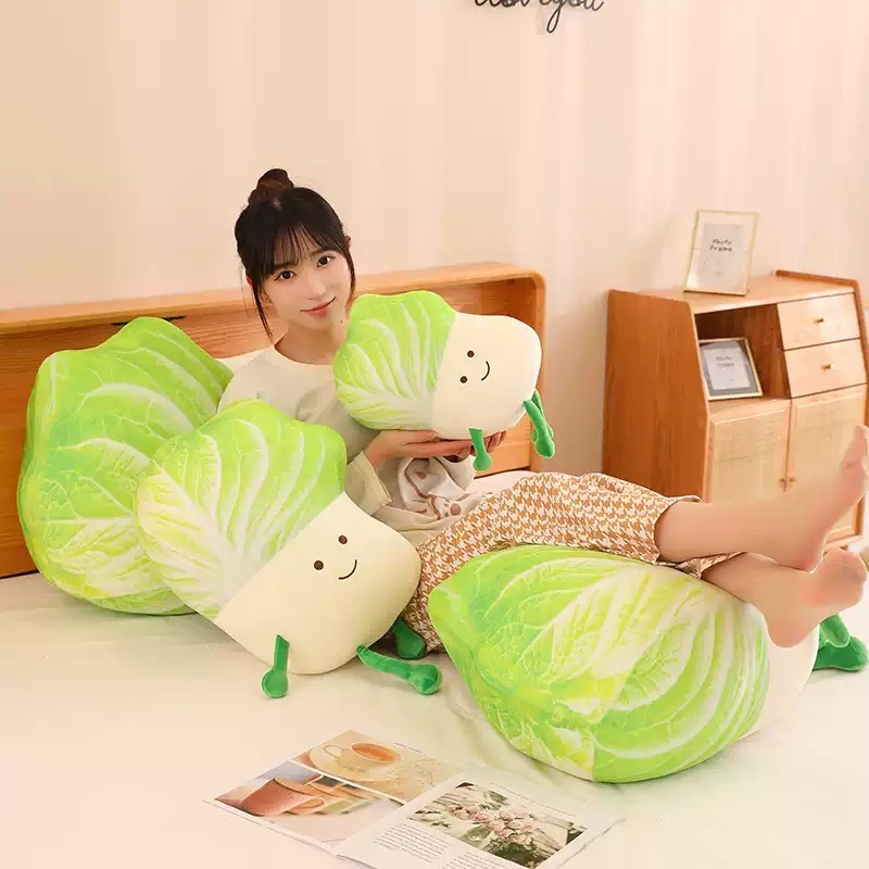 배추인형 강아지 야채 선물 개추인형 야채강아지 베개 쿠션 소품 봉제인형 귀여운 - 상세 이미지 3