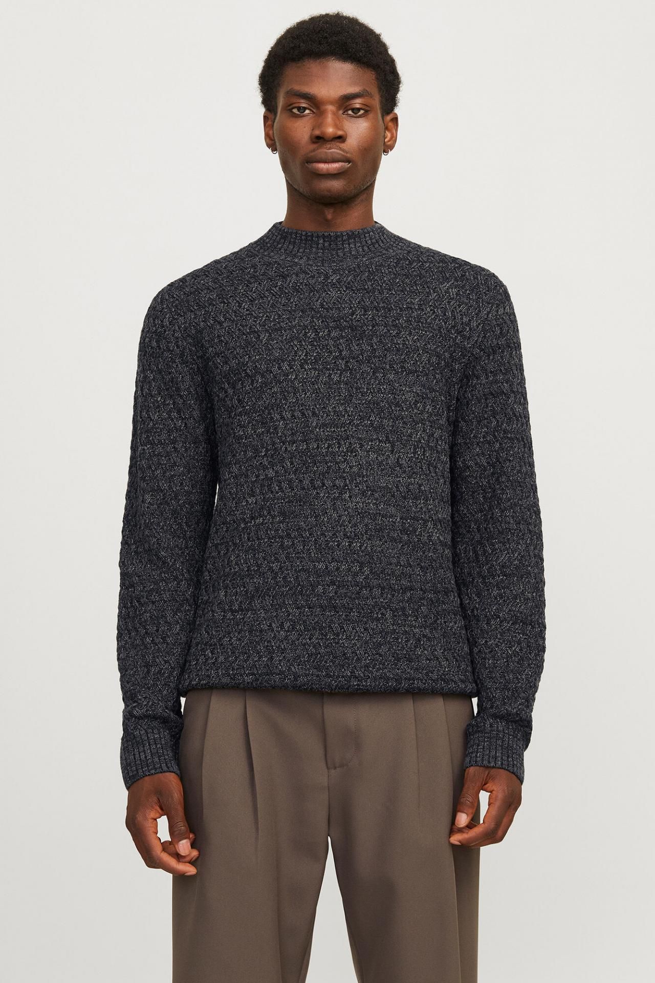 최신정보 후기확인 잭앤존스 텍스처 스웨터 추천! 2 잭앤존스 텍스처 스웨터 1890340 NEGRO