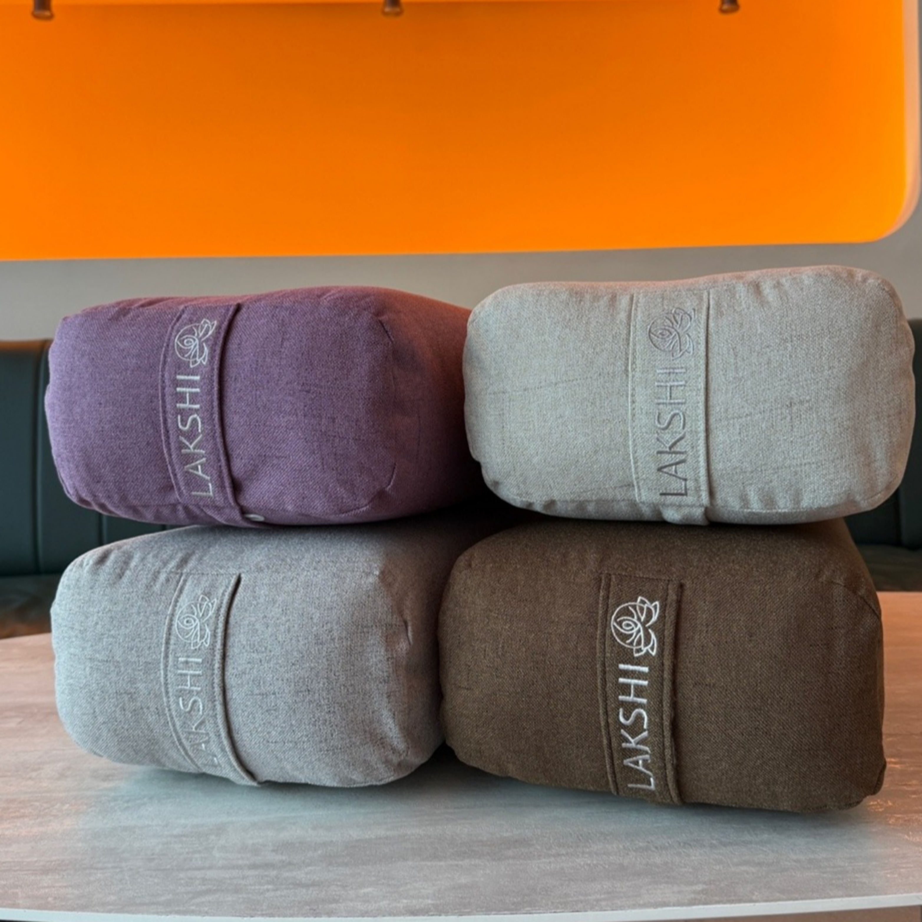 라크시 요가볼스터 린넨 볼스터 임산부요가 만트라 명상 도구 소파베개 이미지 3
