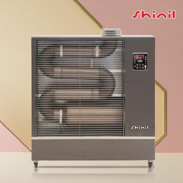 대형난로 원적외선튜브히터 주름관 등유난방기 식당돈풍기