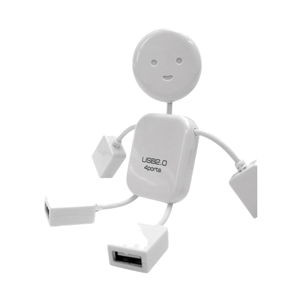 HiSpeed USB허브 확장기 4포트 LED 일체형케이블