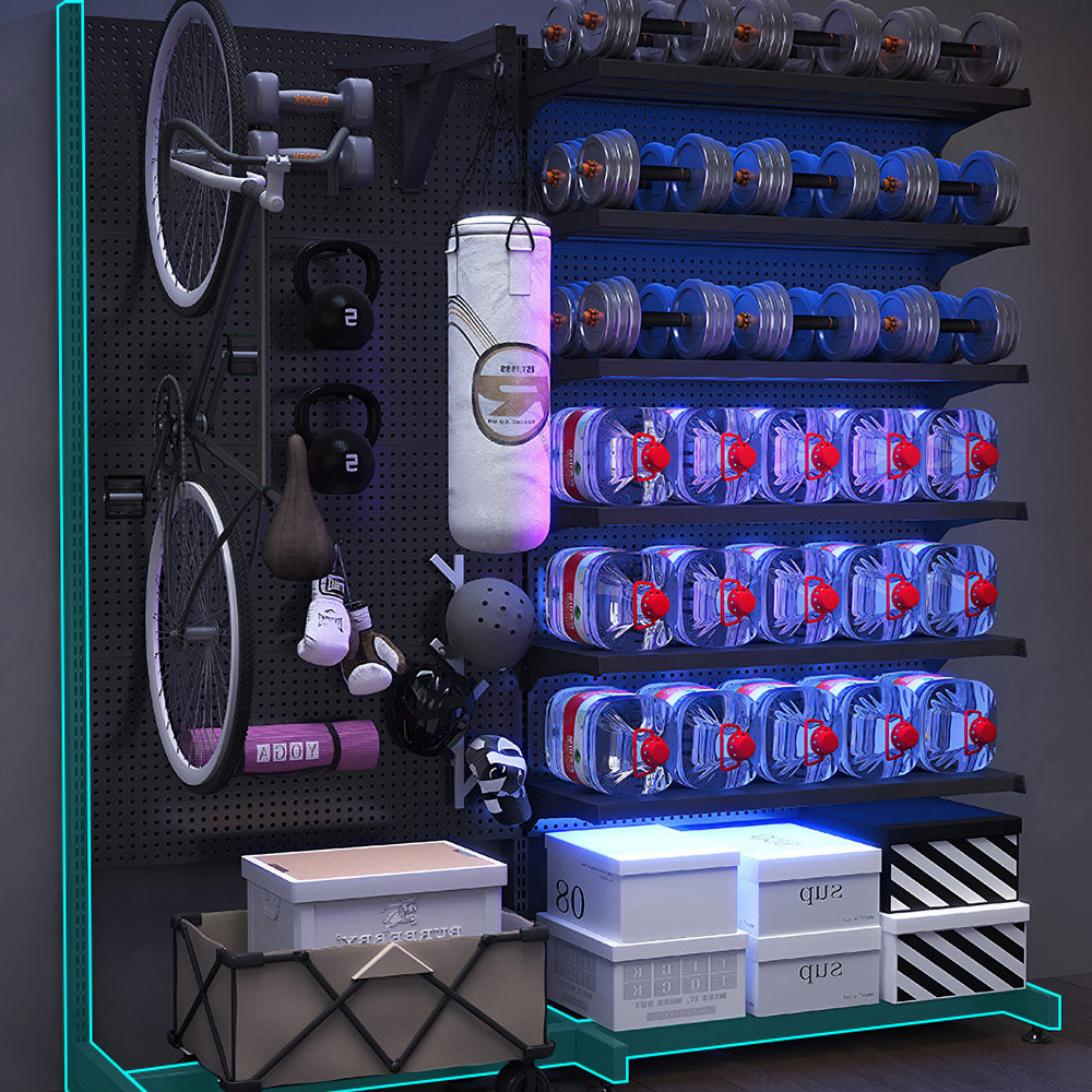 공간녹백 스탠드 타공 판 보드 페그 책상 철제 걸이대 블랙 92cm, 1개