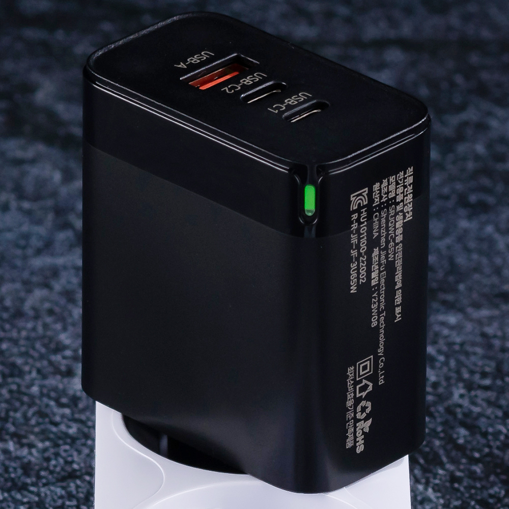 플라이토 GaN 65W PD 초고속 멀티 충전기 3포트 - 상세 이미지 4