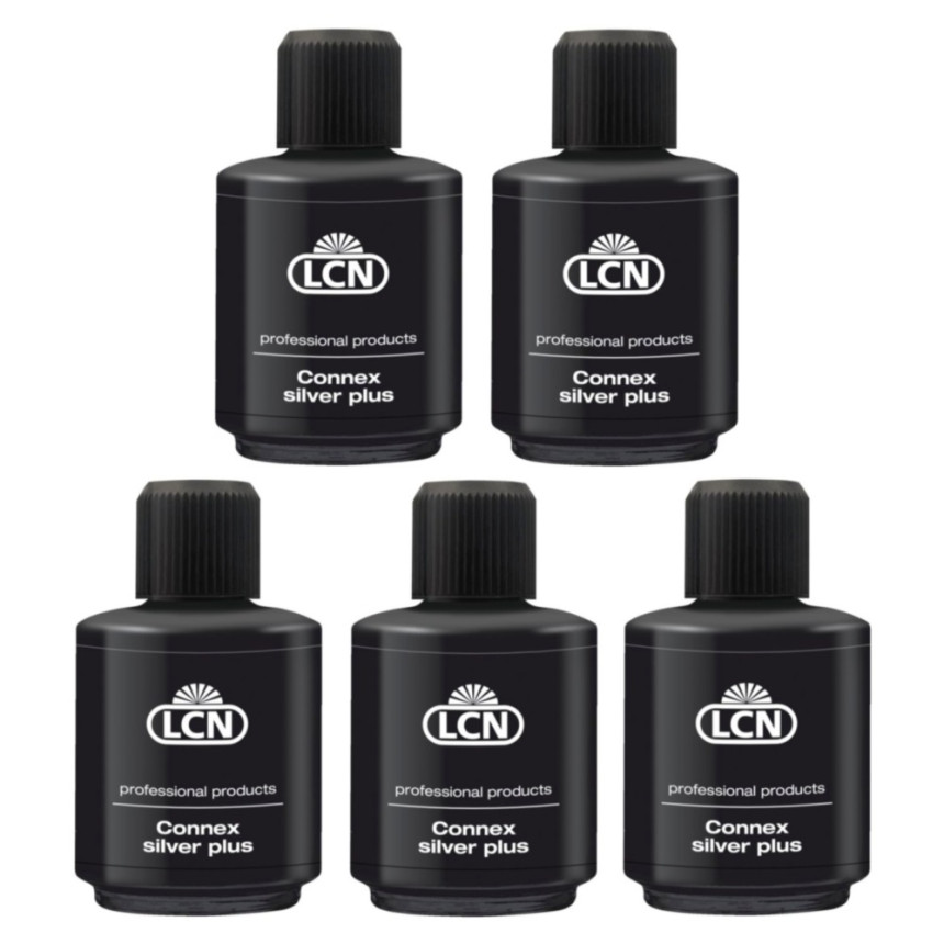 LCN 코넥스 실버 플러스 10ml 손톱 모델링 네일 접착력 강화제 5개 - 상품 이미지