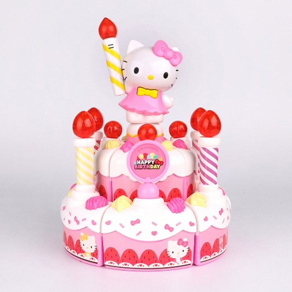 멜로디 고양이 케이크장난감 생일파티 완구 촛불모형 : 오스온스