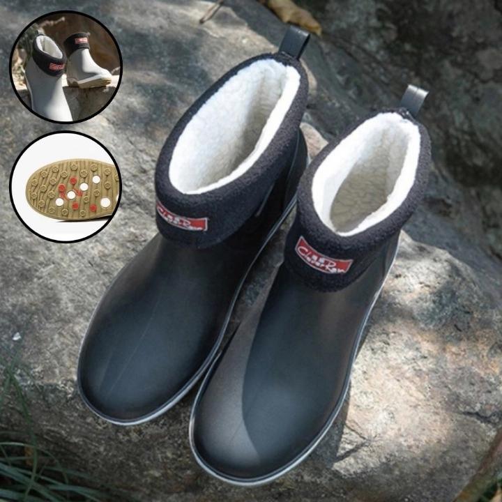 겨울 반장화 장화 주방털장화 방한 방수화