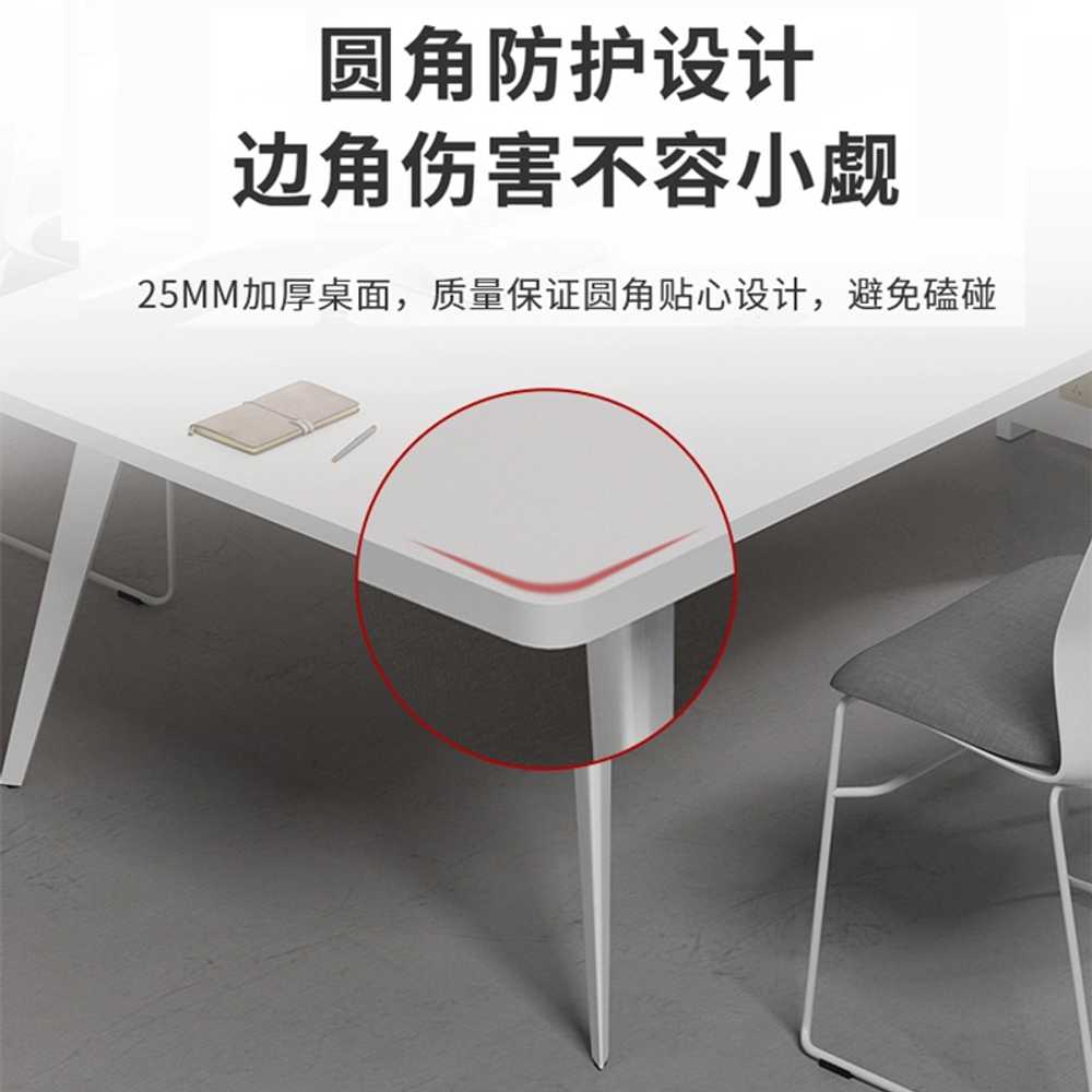 회의용 테이블 북카페 다용도 대형 책상 스터디카페 1.8m 1.8x0.9x0.75m - 상세 이미지 2