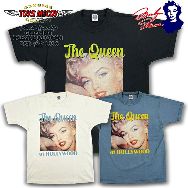 토이즈맥코이 The Queen of HOLLYWOOD 마릴린먼로 반팔 티셔츠 TMC2414 - 메인 이미지