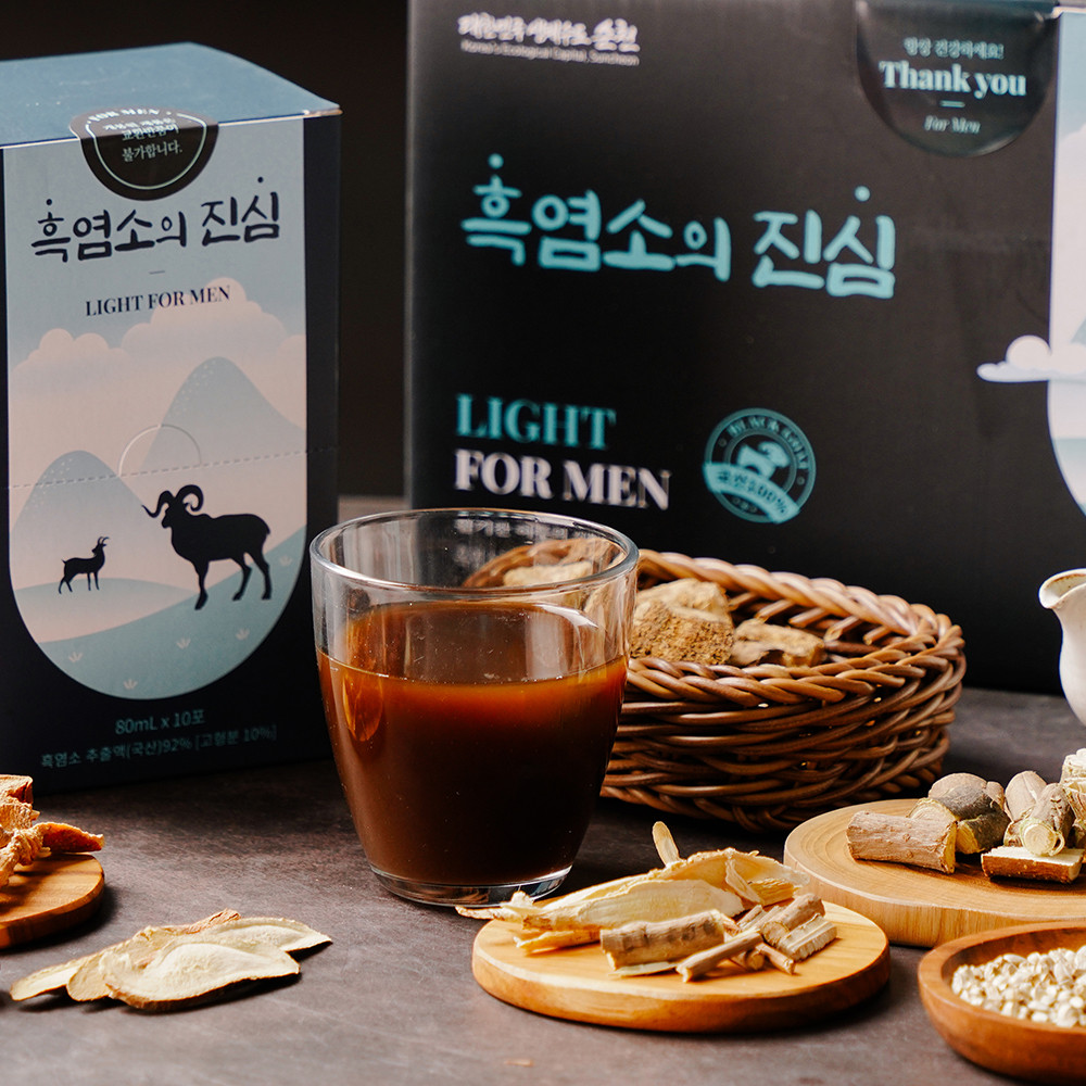 남성용 흑염소진액 엑기스 우슬 야관문 남자 흑염소효능 황칠나무 80ml 30포 이미지 8