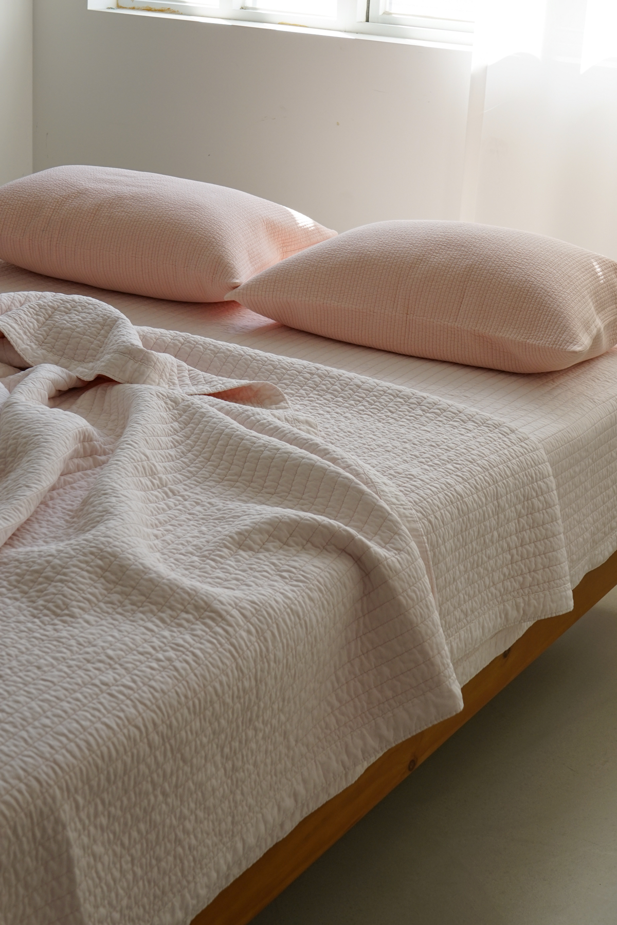 스무디 렌징 모달 목화솜 침대패드 사계절 SS