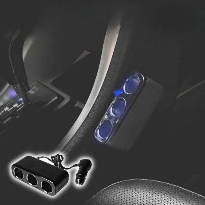 12v 자동차 멀티 시거잭 고용량 시거잭 3구 - 메인 이미지