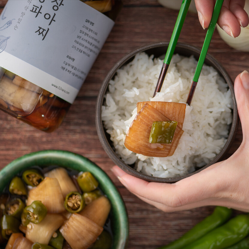 아삭아삭한 양파장아찌 580g