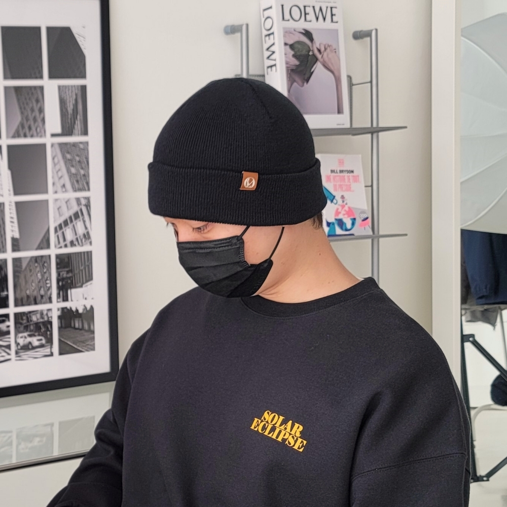 남자비니 대두비니 여자 겨울 니트 모자 롱 국산