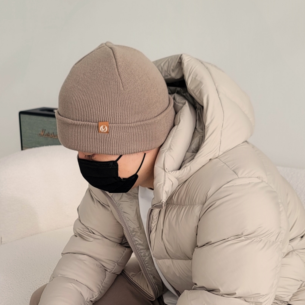 남자비니 대두비니 여자 겨울 니트 모자 롱 국산